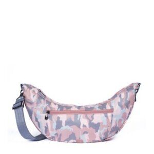 Lug Boomerang FS Sling Crossbody Bag, Camo Rose, Unisex, Zip Pocket - Ideal for